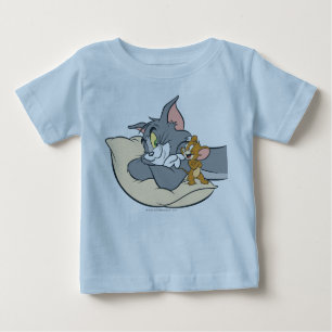 Tom und Jerry on Pillow Baby T-shirt