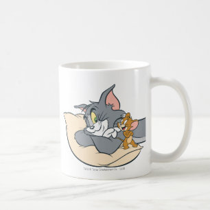 Tom und Jerry on Pillow Kaffeetasse