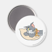 Tom und Jerry on Pillow Magnet (Vorderseite/Rückseite)