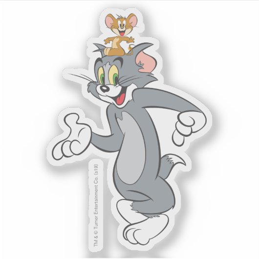 Tom und Jerry Pair Aufkleber (Vorderseite)