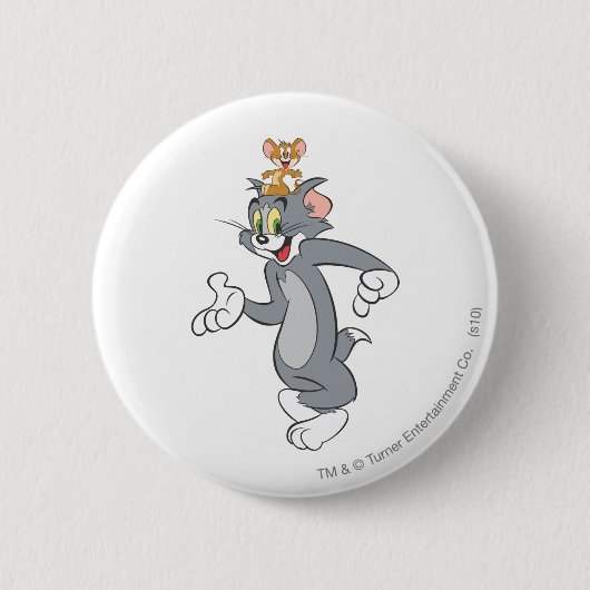 Tom und Jerry Pair Button (Vorderseite)