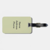 Tom und Jerry Pink und Green Gepäckanhänger (Rückseite horizontal)