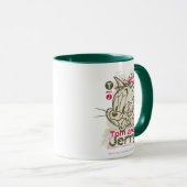Tom und Jerry Pink und Green Tasse (VorderseiteRechts)