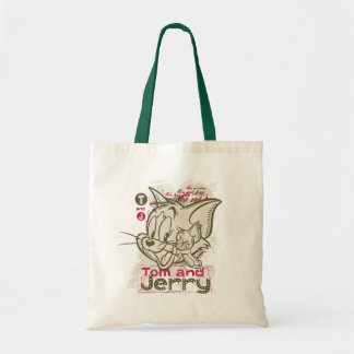 Tom und Jerry Pink und Green Tragetasche