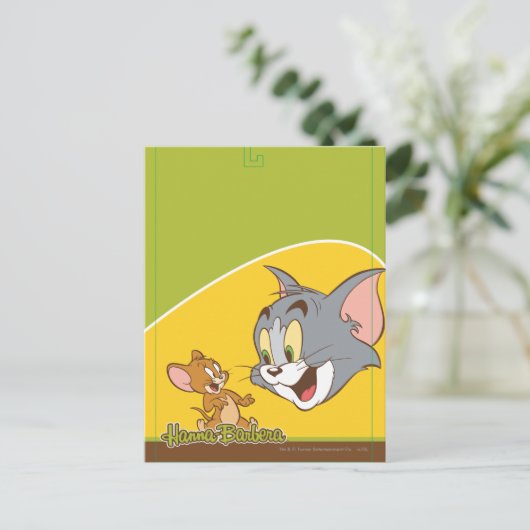 Tom und Jerry Postkarte (Stehend Vorderseite)