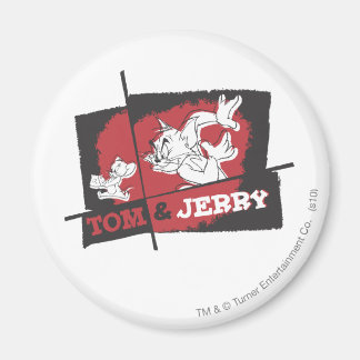 Tom und Jerry Red und Black Magnet