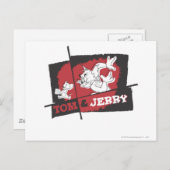 Tom und Jerry Red und Black Postkarte (Vorne/Hinten)