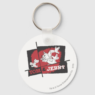 Tom und Jerry Red und Black Schlüsselanhänger