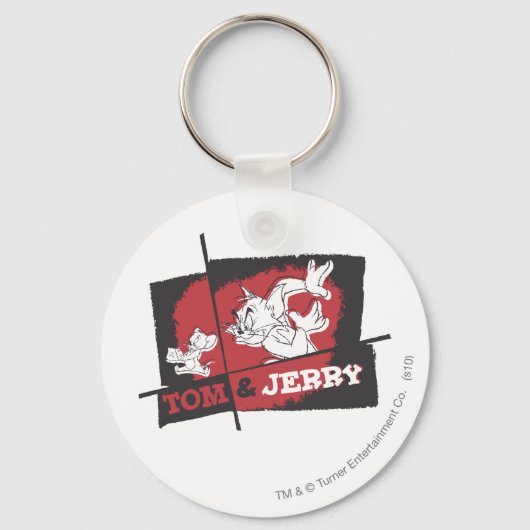 Tom und Jerry Red und Black Schlüsselanhänger (Vorderseite)
