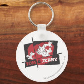 Tom und Jerry Red und Black Schlüsselanhänger (Vorderseite)