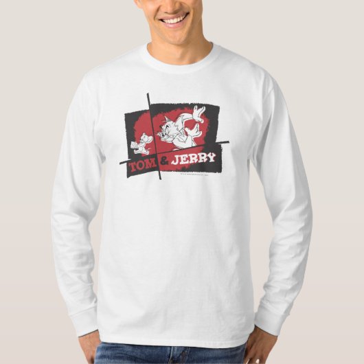 Tom und Jerry Red und Black T-Shirt (Vorderseite)