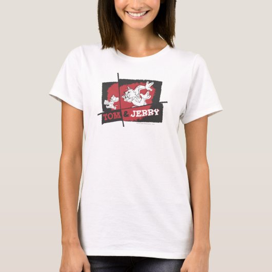 Tom und Jerry Red und Black T-Shirt (Vorderseite)