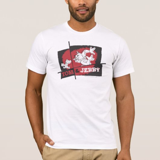 Tom und Jerry Red und Black T-Shirt (Vorderseite)