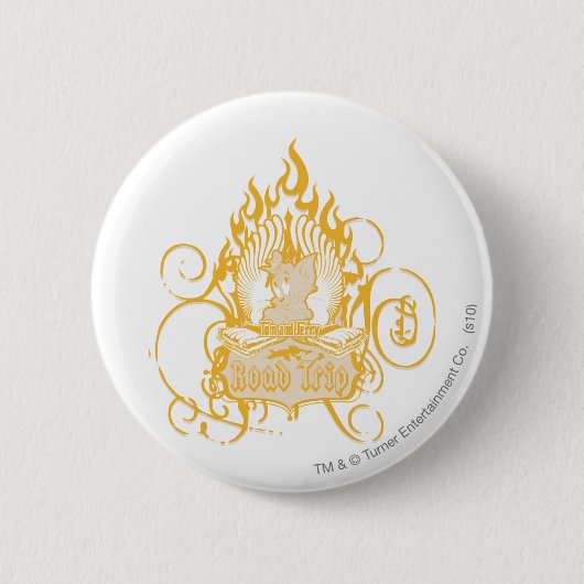 Tom und Jerry Road Trip Button (Vorderseite)