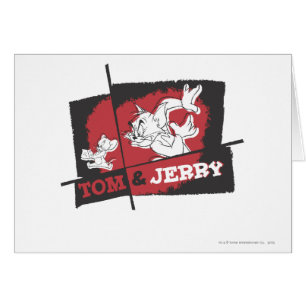Tom und Jerry rot und schwarz