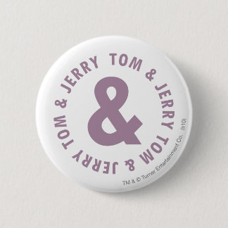Tom und Jerry Round-Logo 10 Button