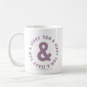 Tom und Jerry Round-Logo 10 Kaffeetasse (Links)