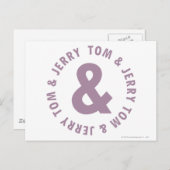 Tom und Jerry Round-Logo 10 Postkarte (Vorne/Hinten)