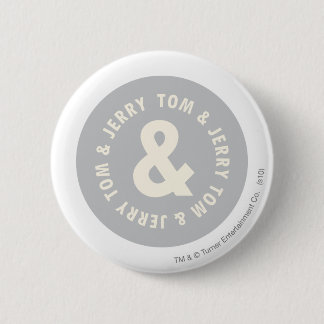 Tom und Jerry Round-Logo 1 Button