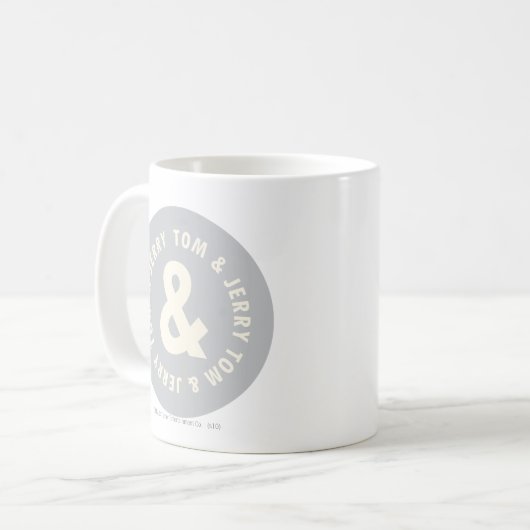 Tom und Jerry Round-Logo 1 Kaffeetasse (Vorderseite Links)