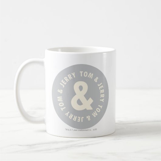 Tom und Jerry Round-Logo 1 Kaffeetasse (Links)
