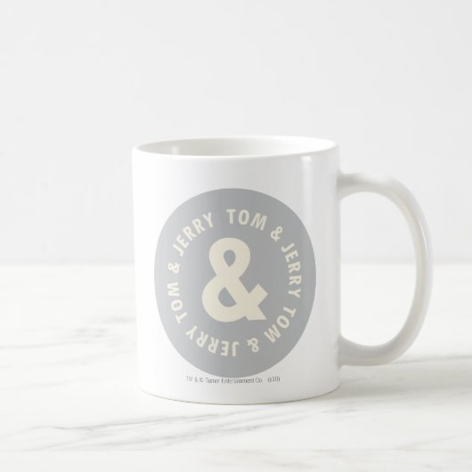 Tom und Jerry Round-Logo 1 Kaffeetasse (Rechts)