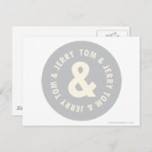 Tom und Jerry Round-Logo 1 Postkarte (Vorne/Hinten)