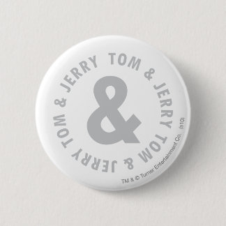 Tom und Jerry Round-Logo 2 Button