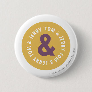 Tom und Jerry Round-Logo 3 Button