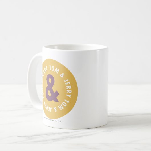 Tom und Jerry Round-Logo 3 Kaffeetasse (Vorderseite Links)