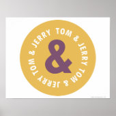 Tom und Jerry Round-Logo 3 Poster (Vorne)