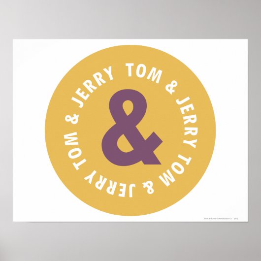 Tom und Jerry Round-Logo 3 Poster (Vorne)