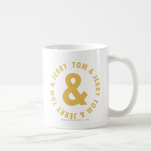 Tom und Jerry Round-Logo 4 Kaffeetasse (Rechts)