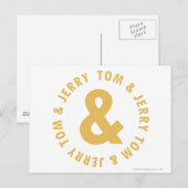 Tom und Jerry Round-Logo 4 Postkarte (Vorne/Hinten)