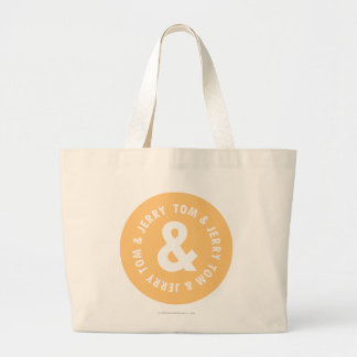Tom und Jerry Round-Logo 5 Jumbo Stoffbeutel