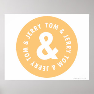 Tom und Jerry Round-Logo 5 Poster