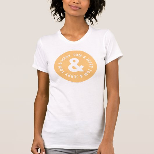 Tom und Jerry Round-Logo 5 T-Shirt (Vorderseite)