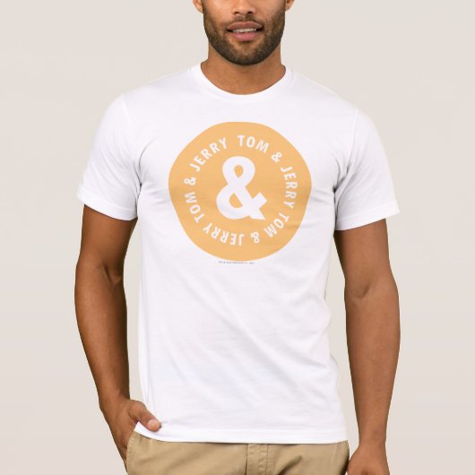 Tom und Jerry Round-Logo 5 T-Shirt (Vorderseite)