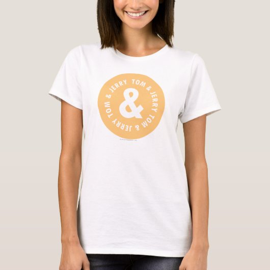 Tom und Jerry Round-Logo 5 T-Shirt (Vorderseite)