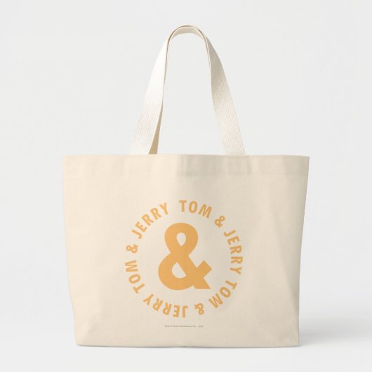 Tom und Jerry Round-Logo 6 Jumbo Stoffbeutel (Vorne)
