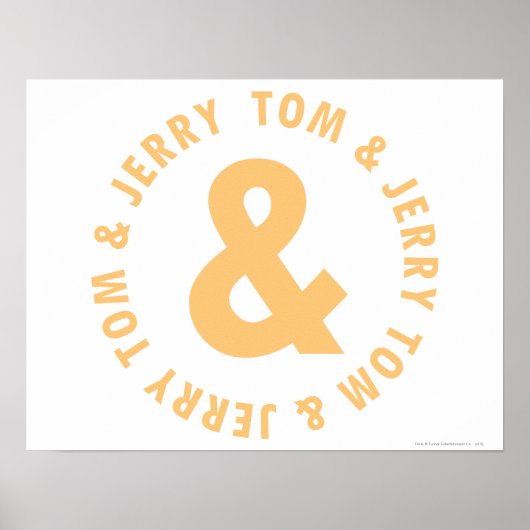 Tom und Jerry Round-Logo 6 Poster (Vorne)