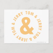 Tom und Jerry Round-Logo 6 Postkarte (Vorderseite)