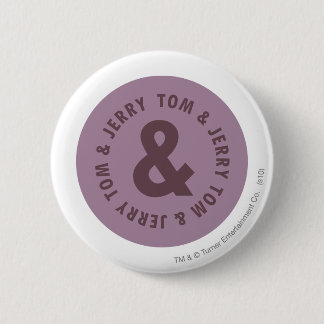 Tom und Jerry Round-Logo 7 Button
