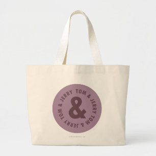 Tom und Jerry Round-Logo 7 Jumbo Stoffbeutel