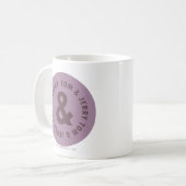 Tom und Jerry Round-Logo 7 Kaffeetasse (Vorderseite Links)