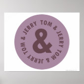 Tom und Jerry Round-Logo 7 Poster (Vorne)