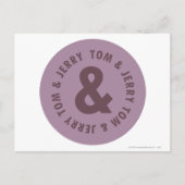 Tom und Jerry Round-Logo 7 Postkarte (Vorderseite)