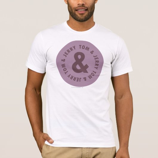 Tom und Jerry Round-Logo 7 T-Shirt (Vorderseite)