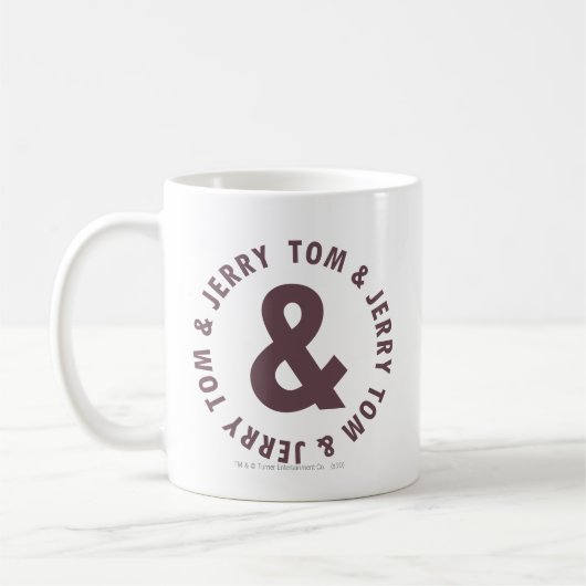 Tom und Jerry Round-Logo 8 Kaffeetasse (Links)