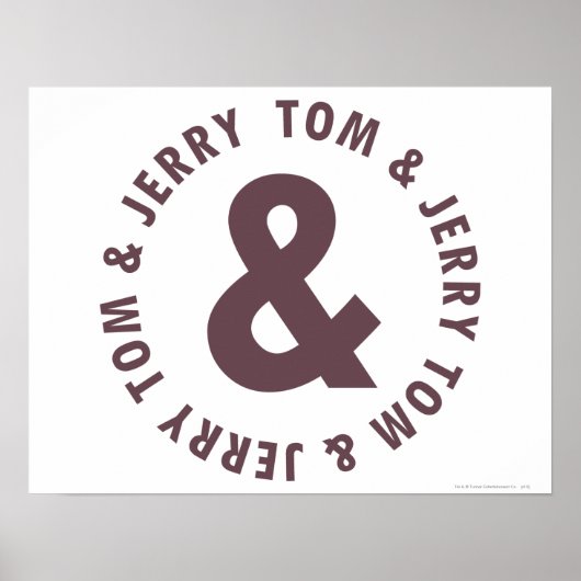 Tom und Jerry Round-Logo 8 Poster (Vorne)